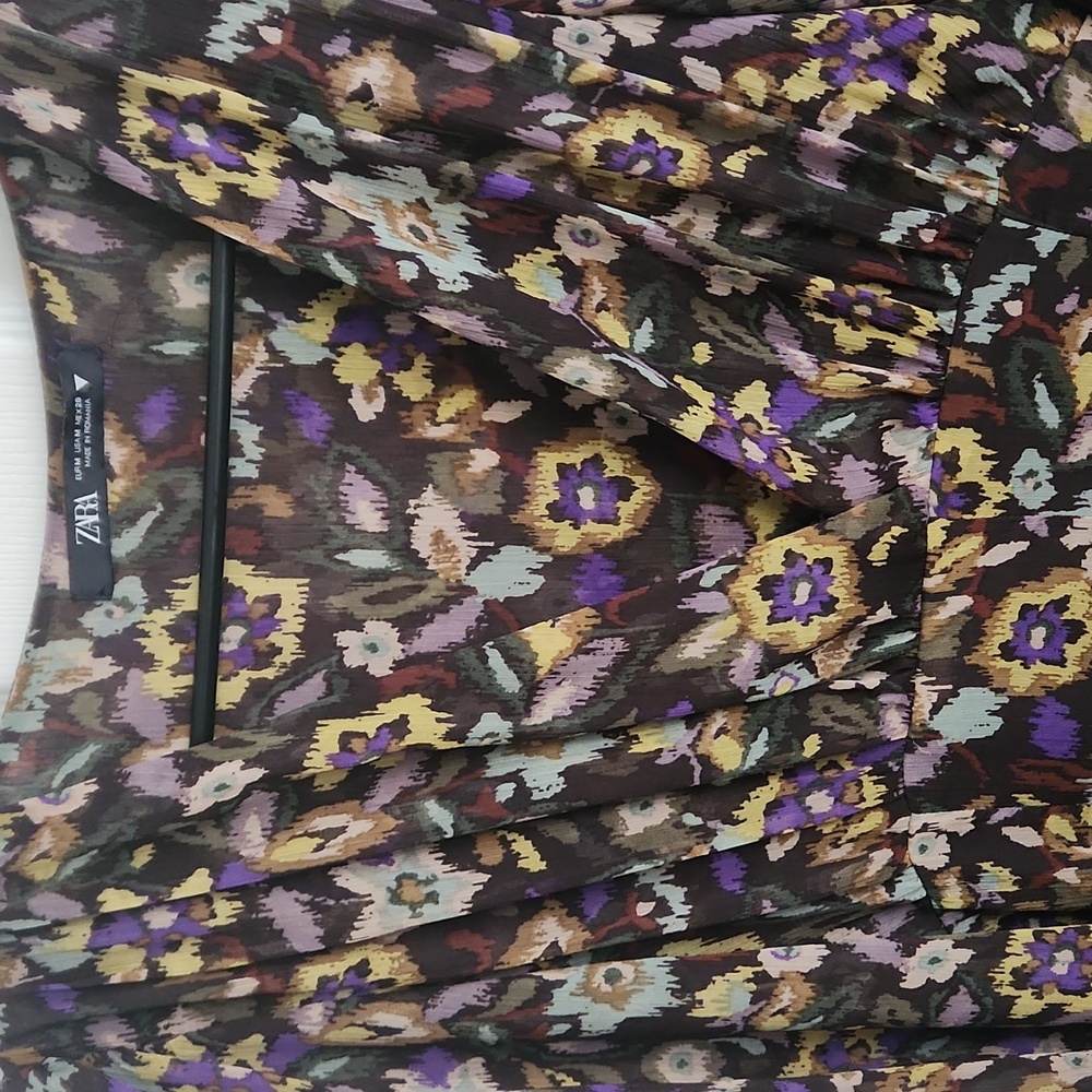 Zara Multicolor Abstract Dress - Picture 5 of 6